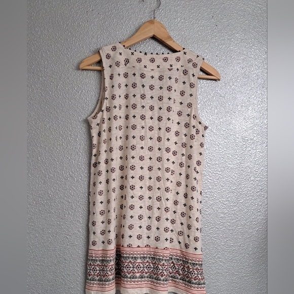 J. Jill Floral Sleeveless Beaded V-Neck Tunic  Size M - Picture 9 of 10